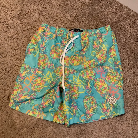Fun Pineapple Swim Trunks - Picture 1 of 1